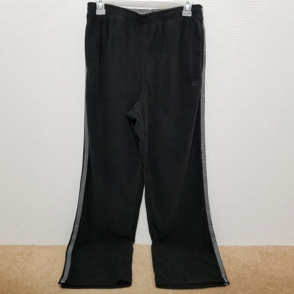 Starter sweatpants XL 14/16 NWT micro fleece tuxedo stripe pockets lounge sweats